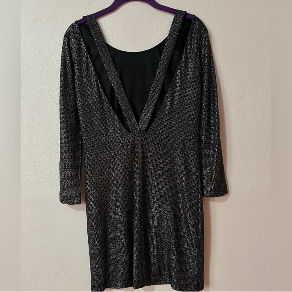 BCBG Black Sparkle Dress Sz XS 🔥SUPER SEXY🔥 - Picture 7 of 7